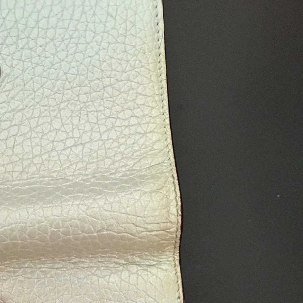 Dior Silver Wallet with Logo Charm
